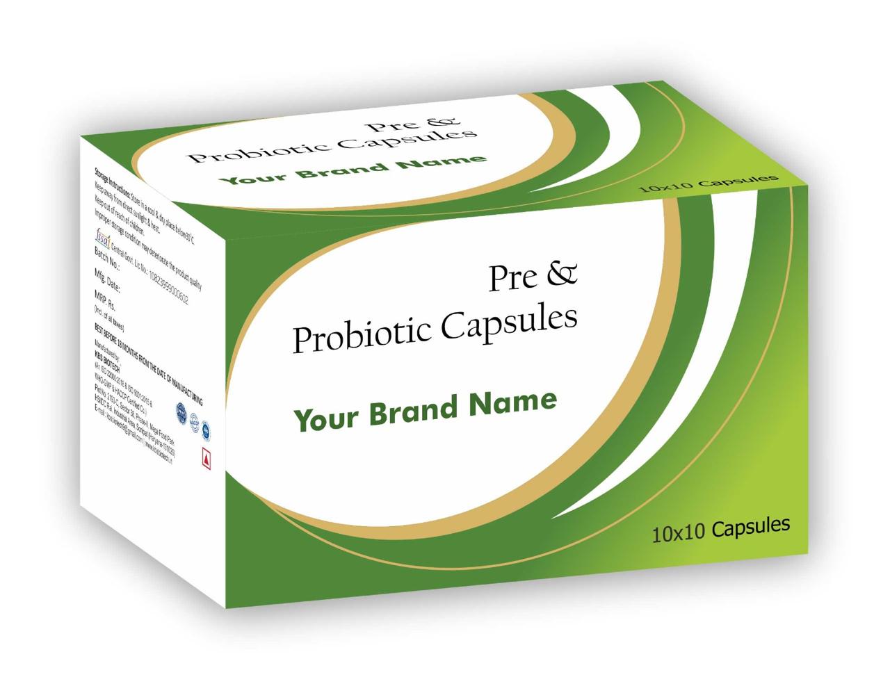 PRE & PROBIOTIC CAPSULES