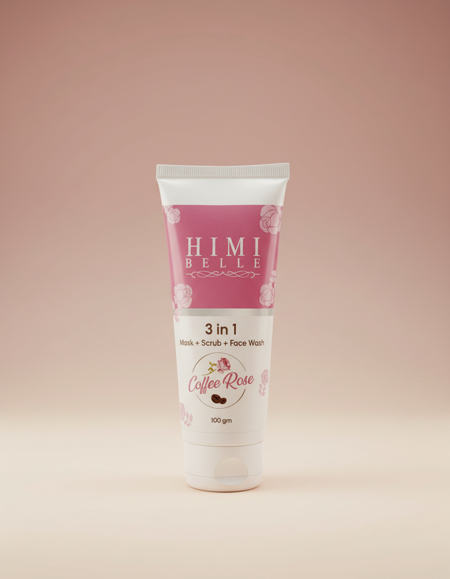 3 in 1 scrub- mask - face wash