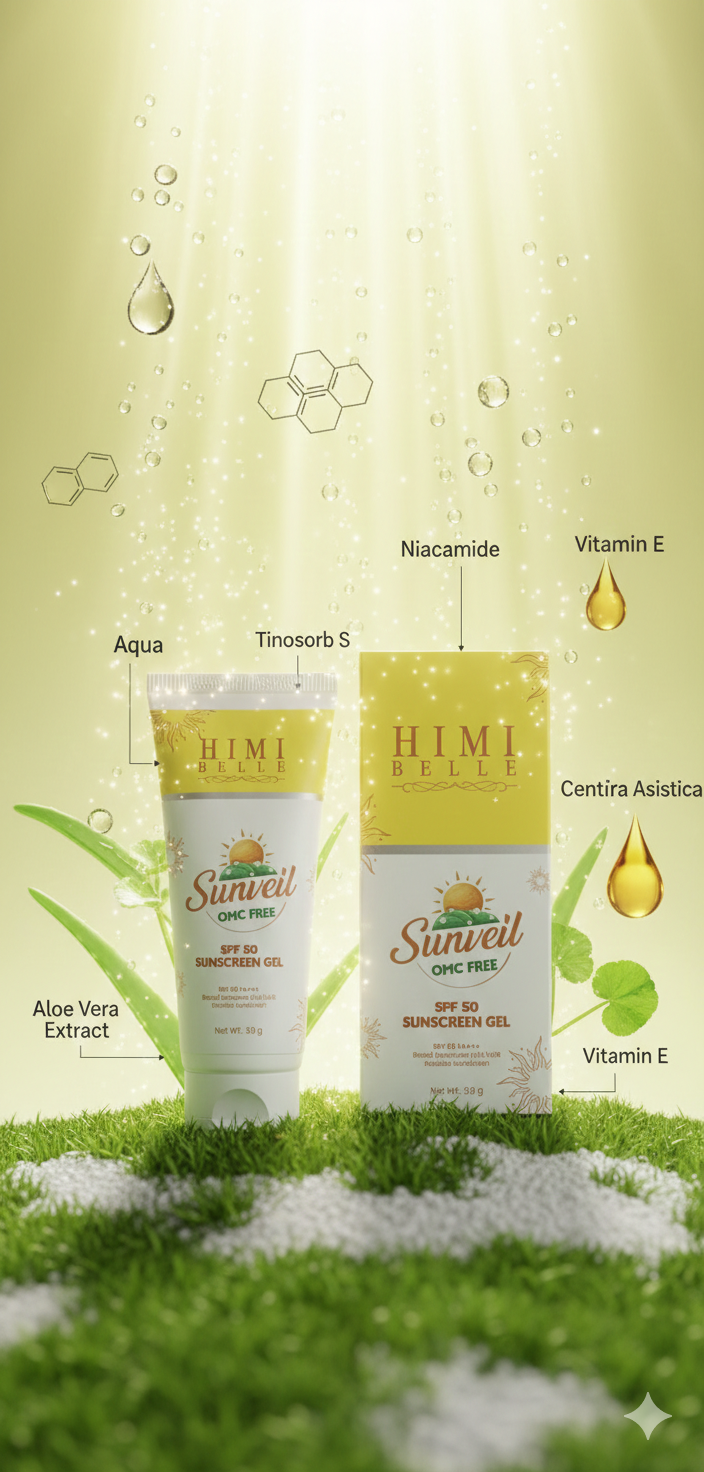 gel base sunscreen - OMC free