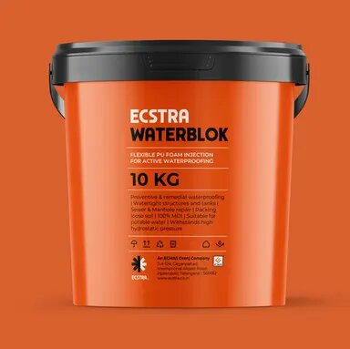 ECSTRA WATERBLOK - Flexible PU Foam Injection for active waterproofing