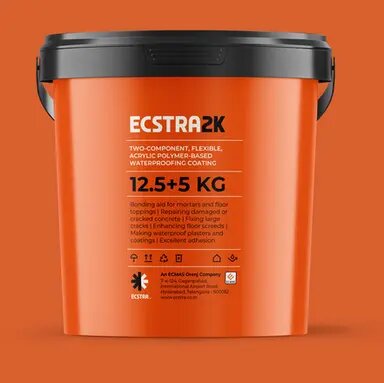 ECSTRA 2K Two-Component, Flexible, Acrylic Polymer-Based Waterproofing Coating
