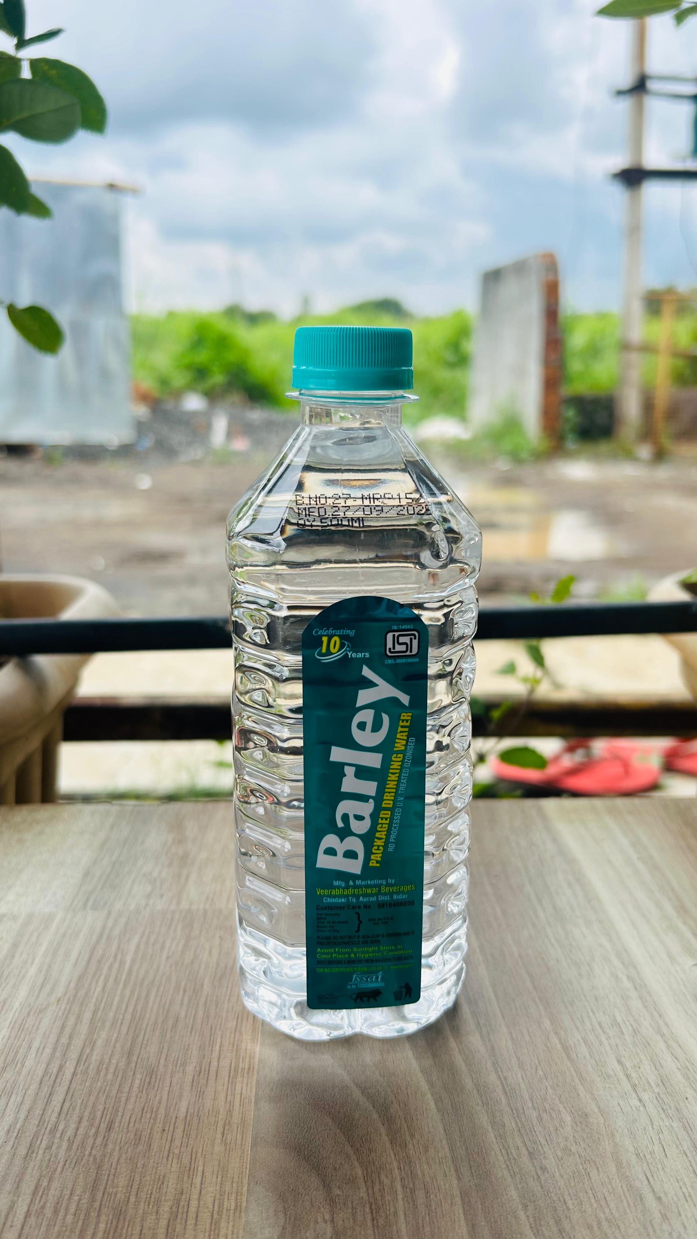 BARLEY DRINKING WATER WATER BOTTLE 500 ML