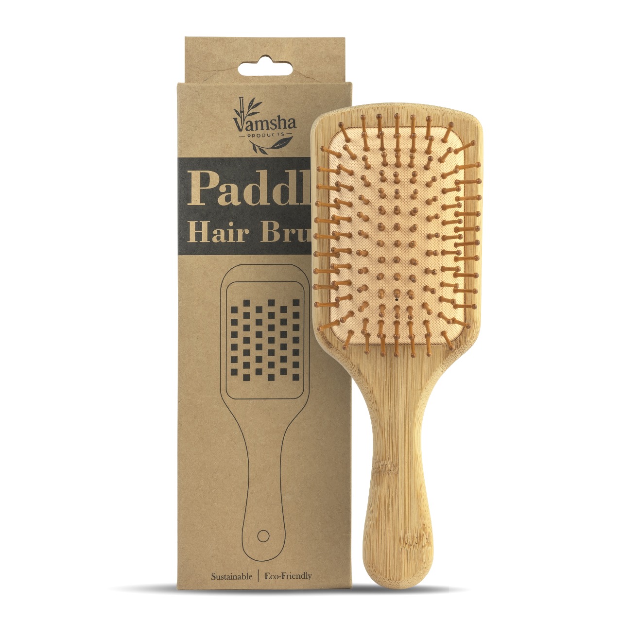 Wooden Hair Brush