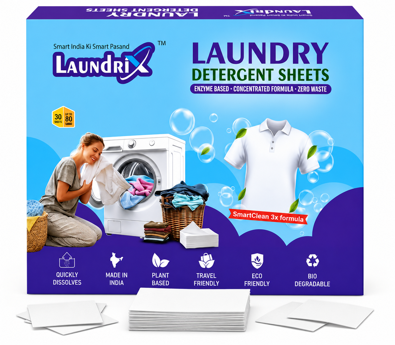 LAUNDRY DETEGENT SHEETS