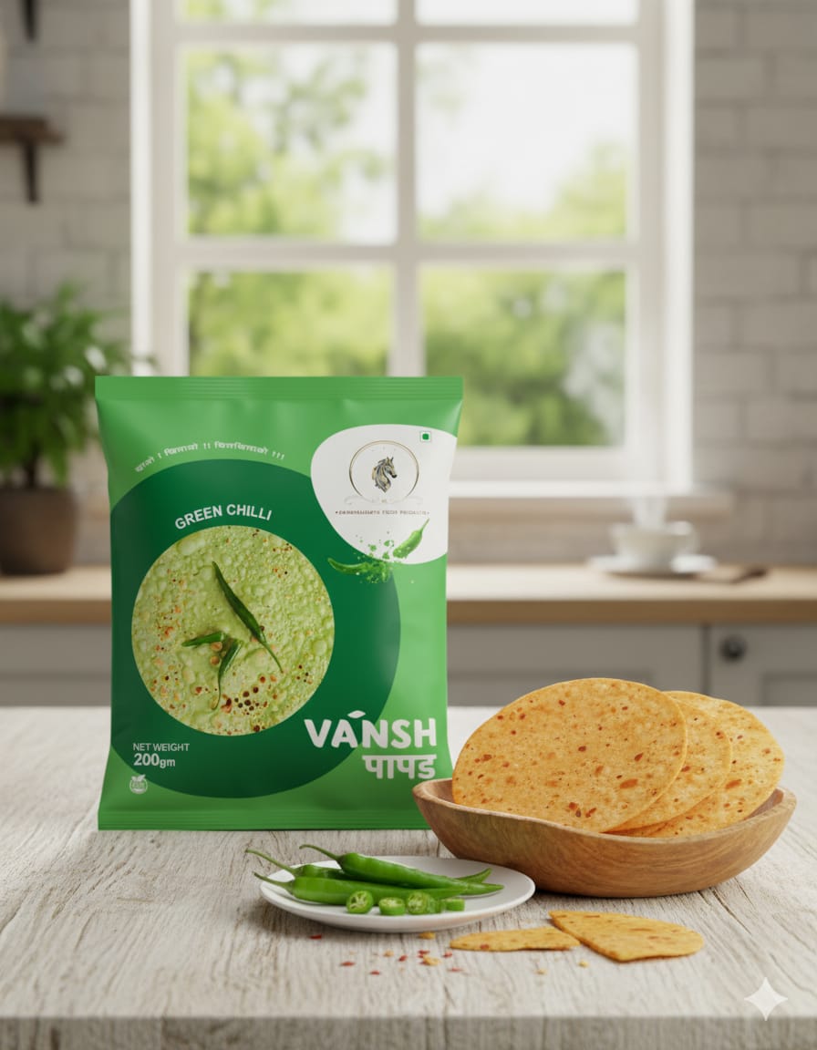 GREEN CHILLI PAPAD