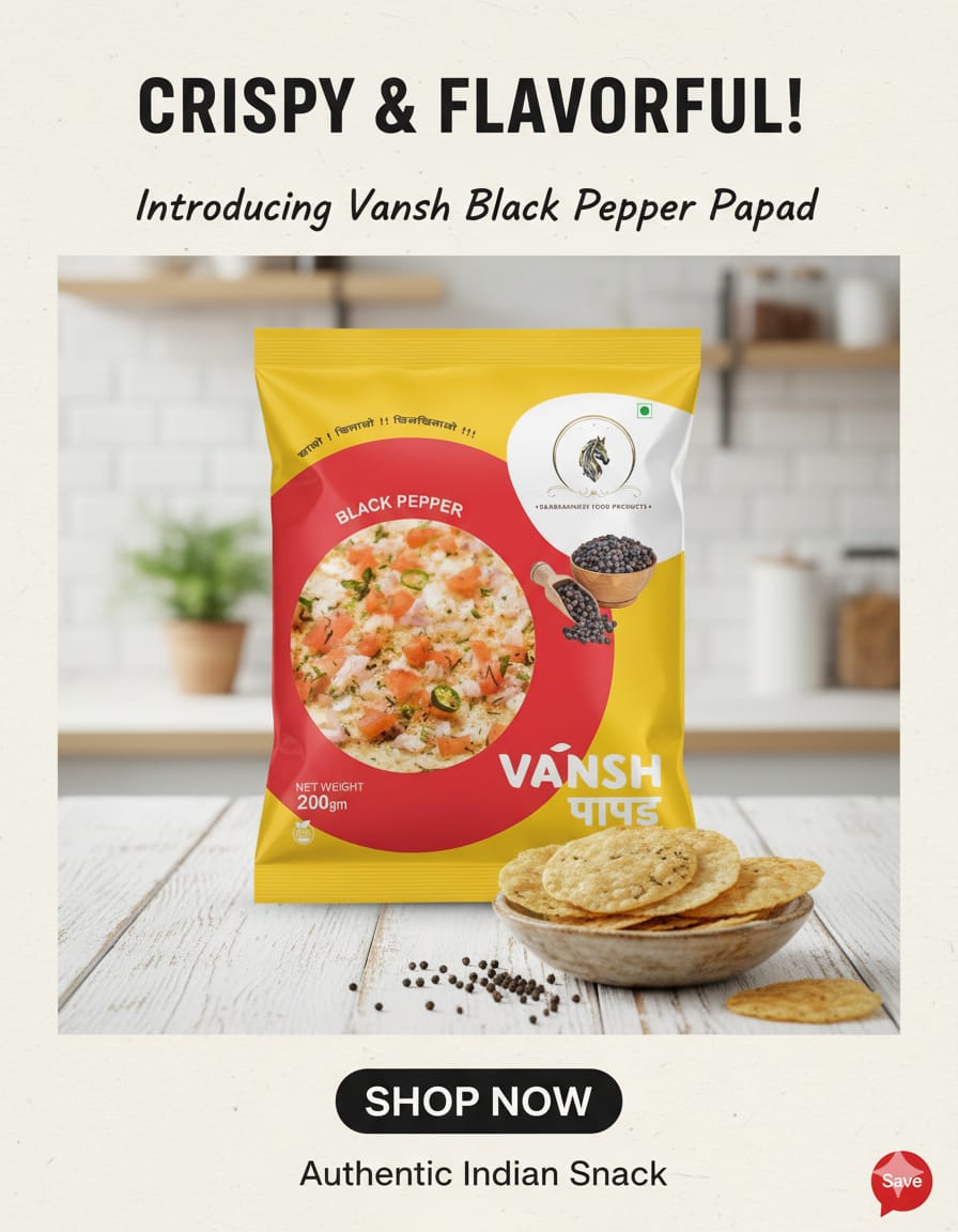 BLACK PEPPER PAPAD