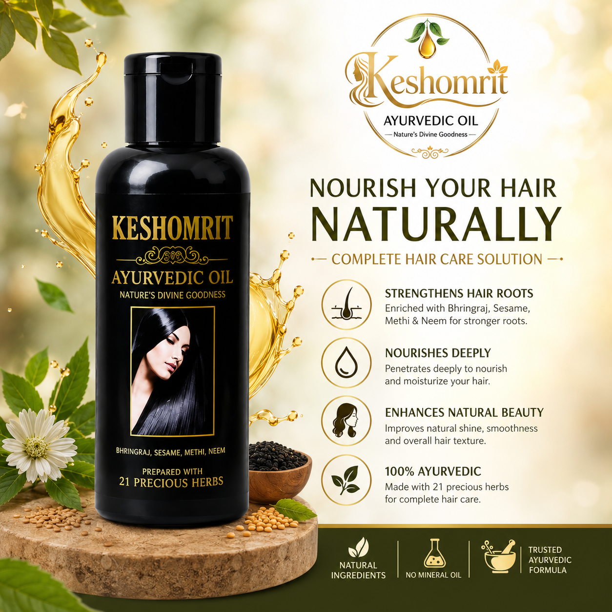 keshamrit hair oil